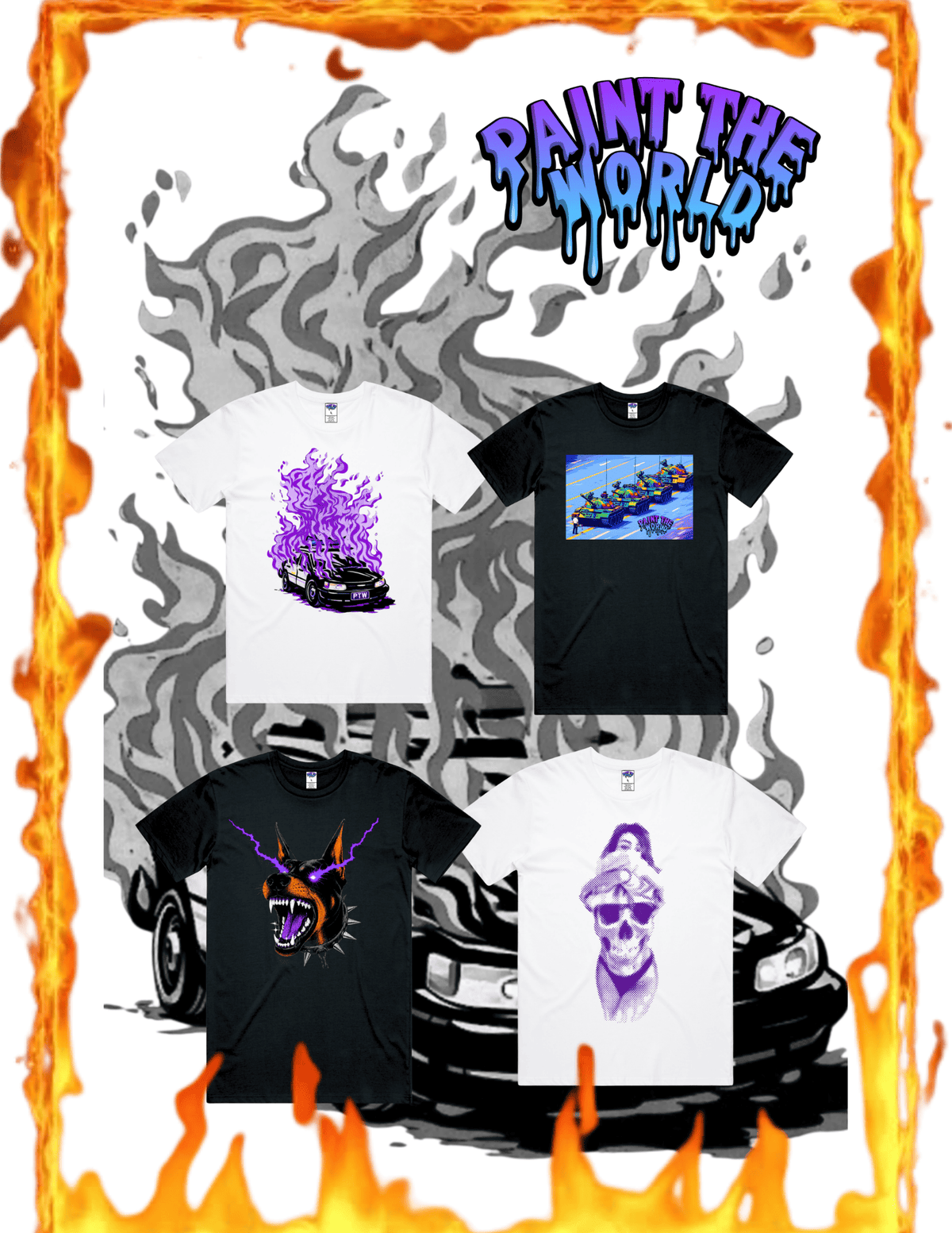 SET YOUR FIT ON FIRE: NEW STREETWEAR FROM PAINT THE WORLD IS OUT NOW!