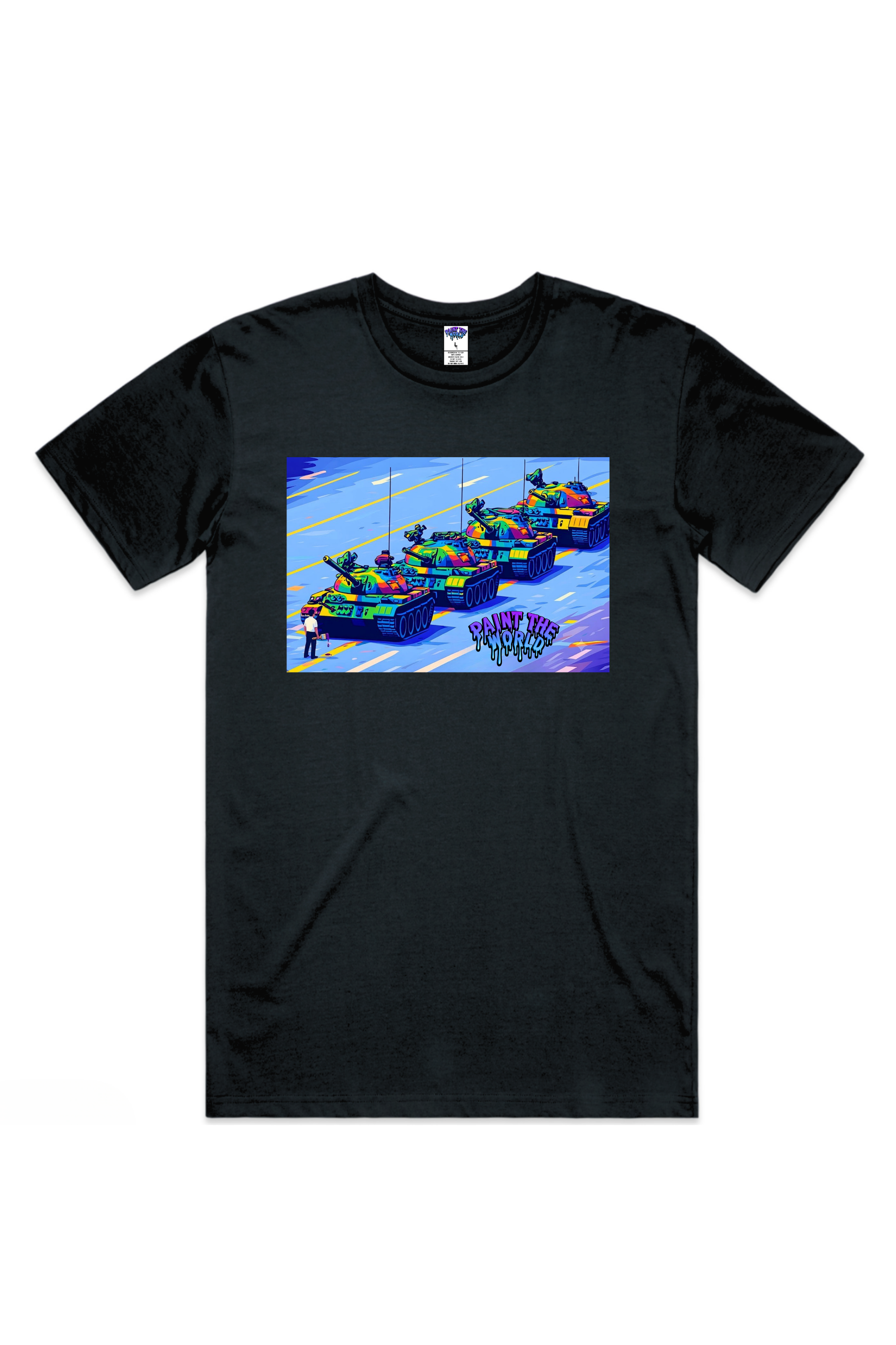 PTW "Tank Man" Black and White Tee