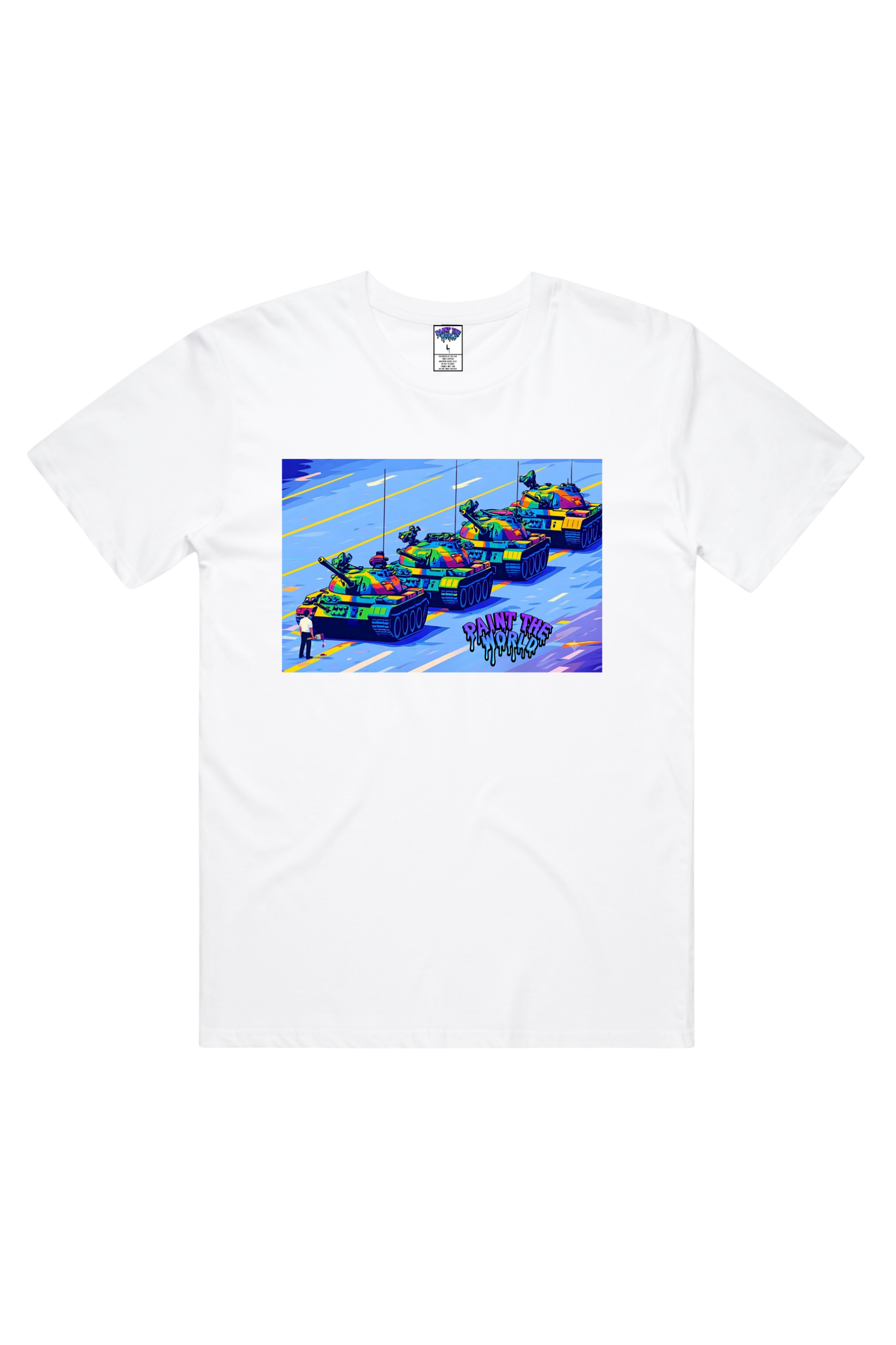 PTW "Tank Man" Black and White Tee