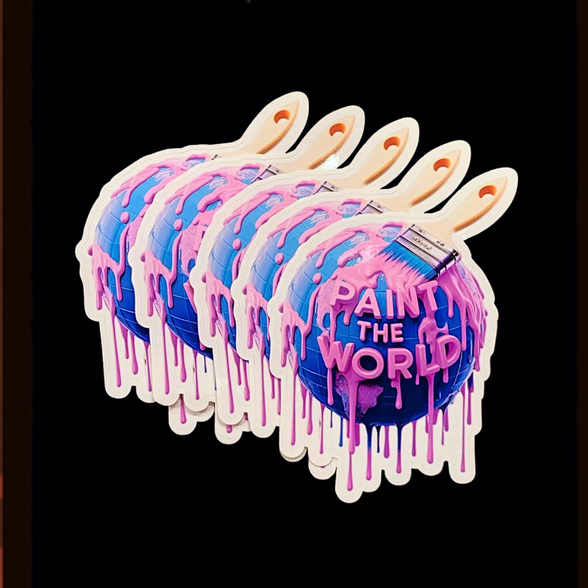 Paint The World Stickers (5pk)