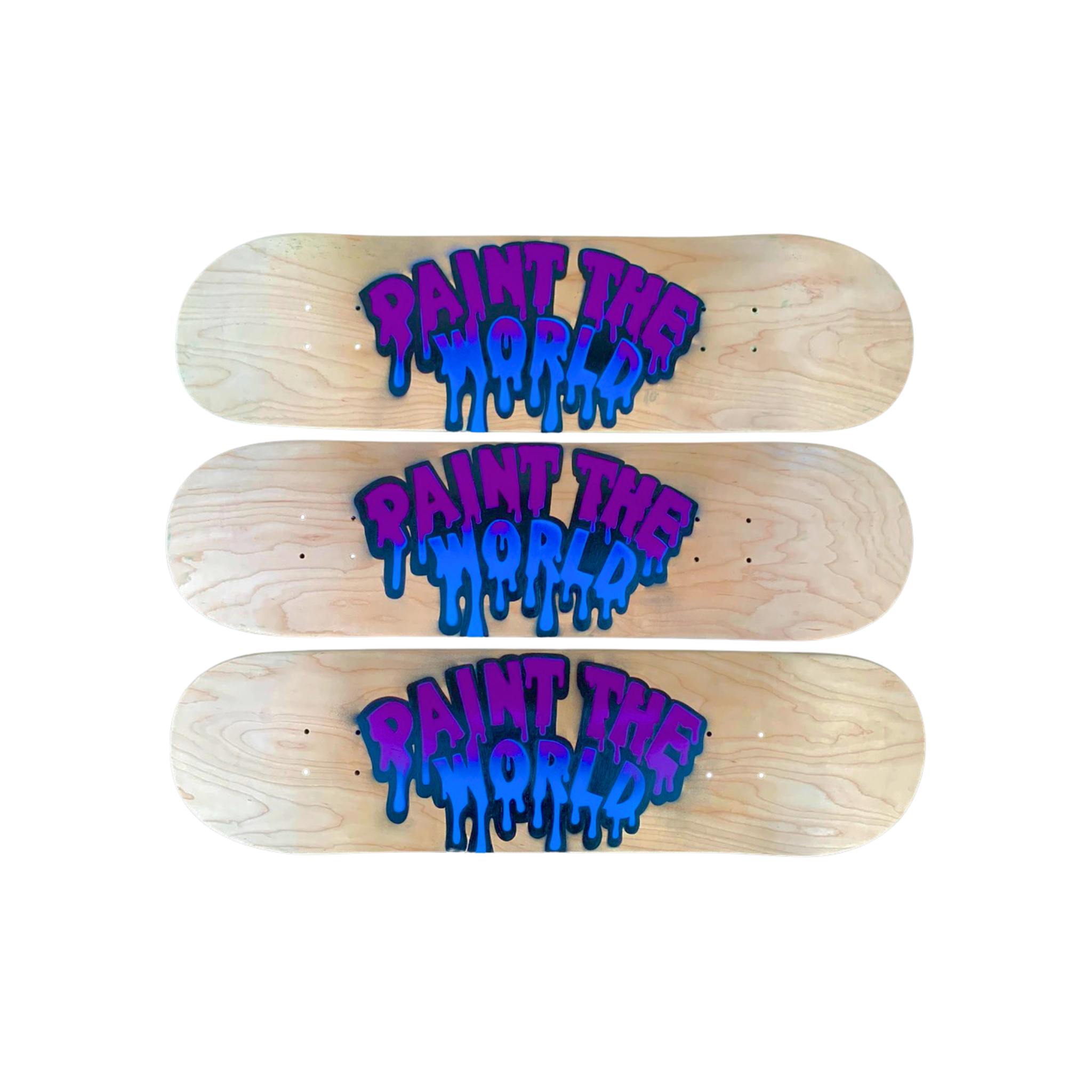 PTW Skateboard Paintings