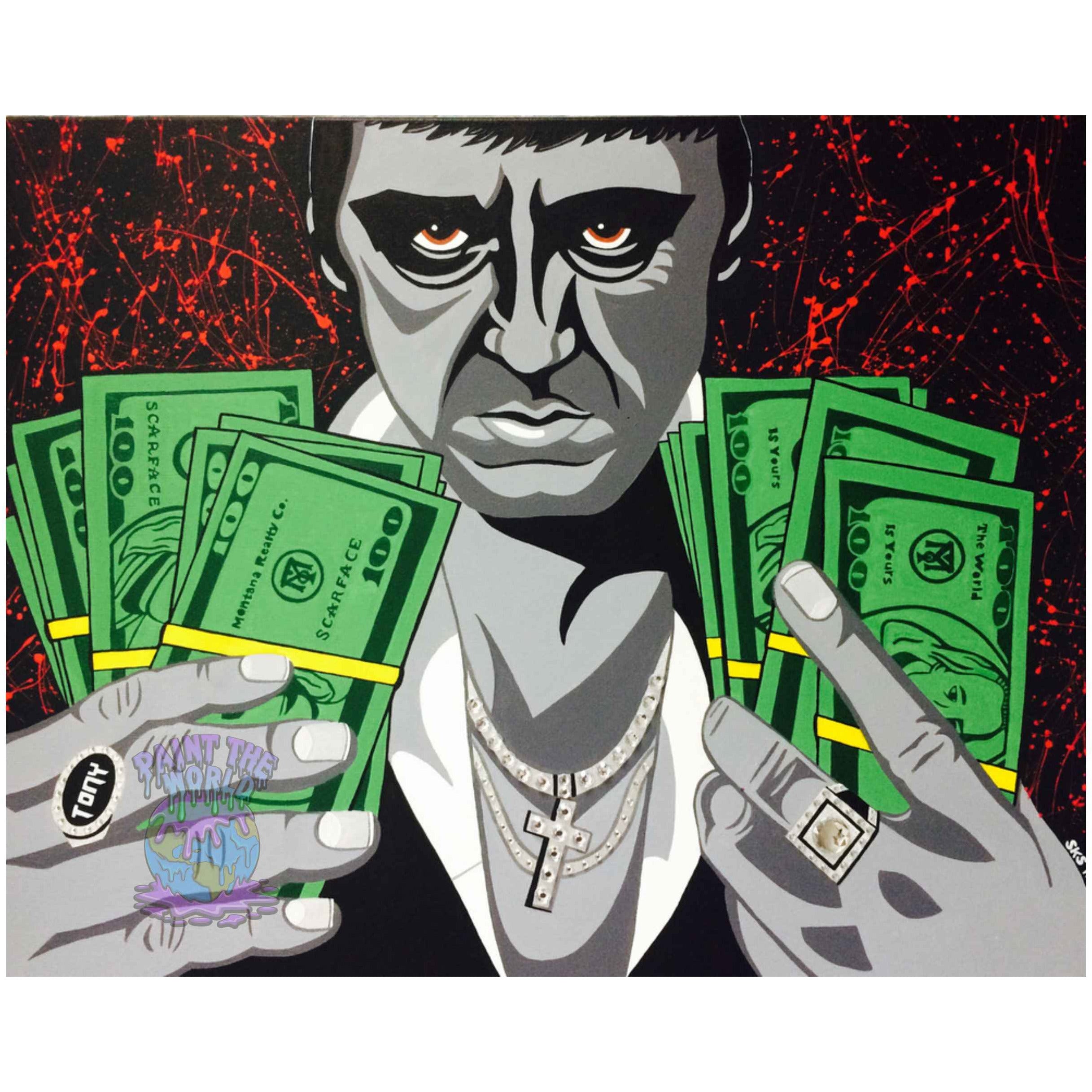 "Tony Montana" Canvas Prints