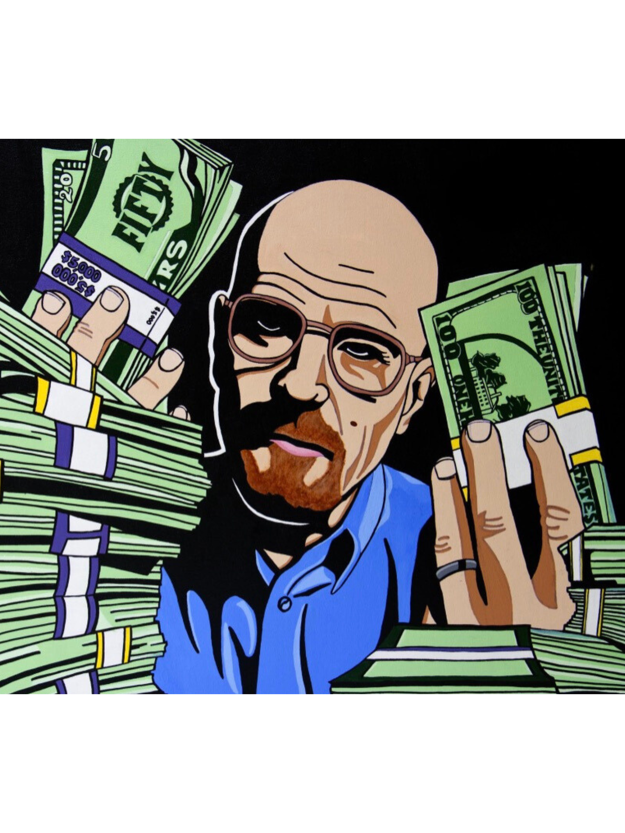 "Walter White" Canvas Prints