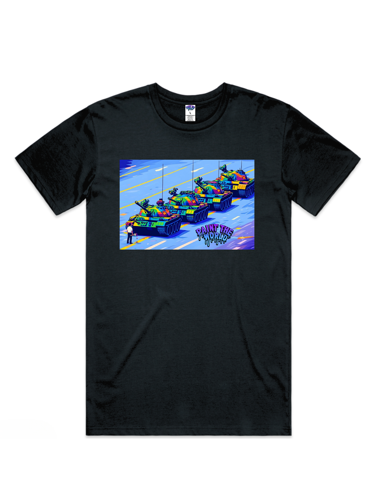 PTW "Tank Man" Black and White Tee