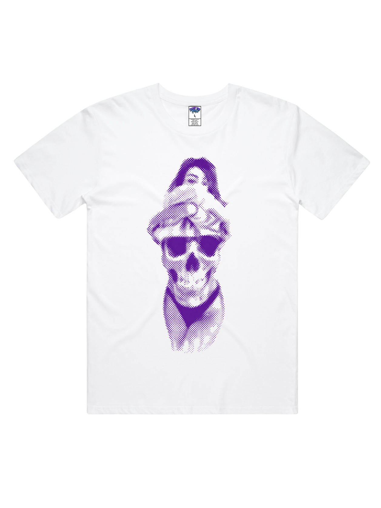 PTW "Purple Illusion" White Tee