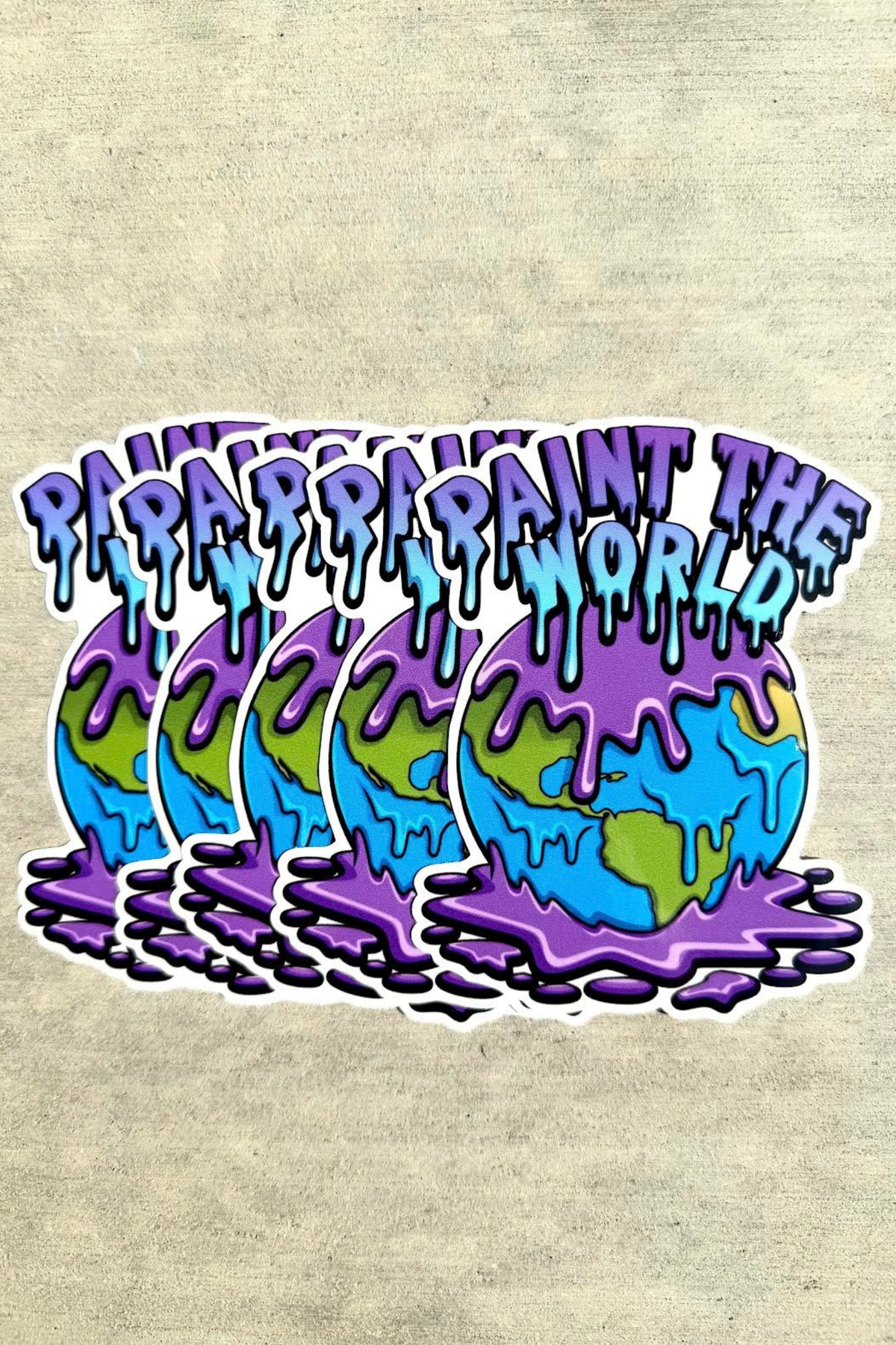 Paint The World Jumbo Stickers (5pk)
