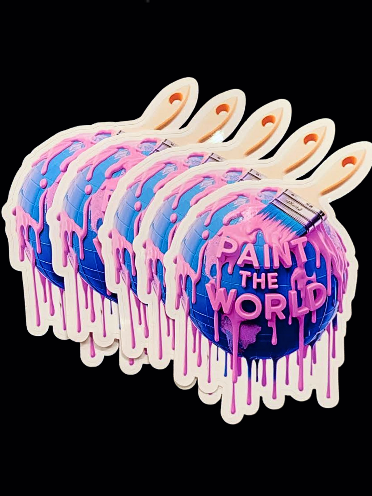 Paint The World Stickers (5pk)