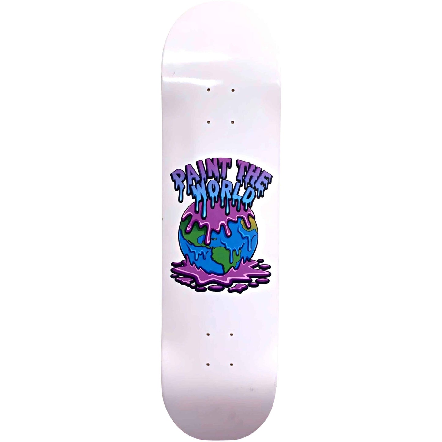 Paint The World White Logo Deck