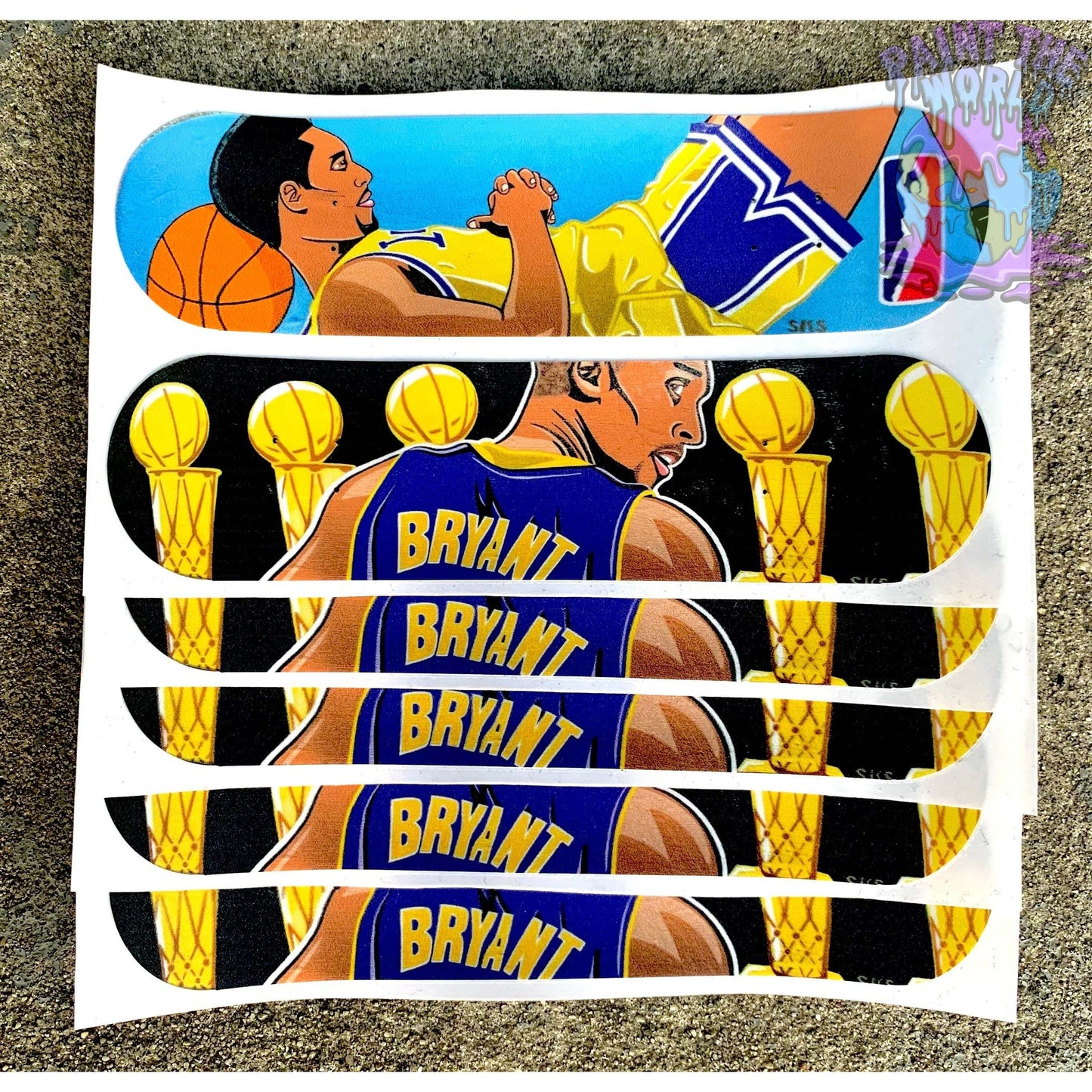 "Kobe Bryant" Stickers (10pk)