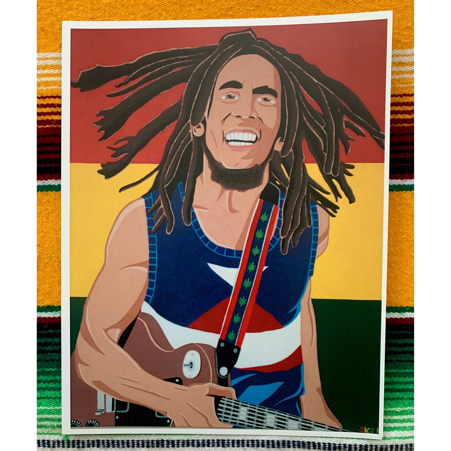 "Bob Marley" Cardstock Prints