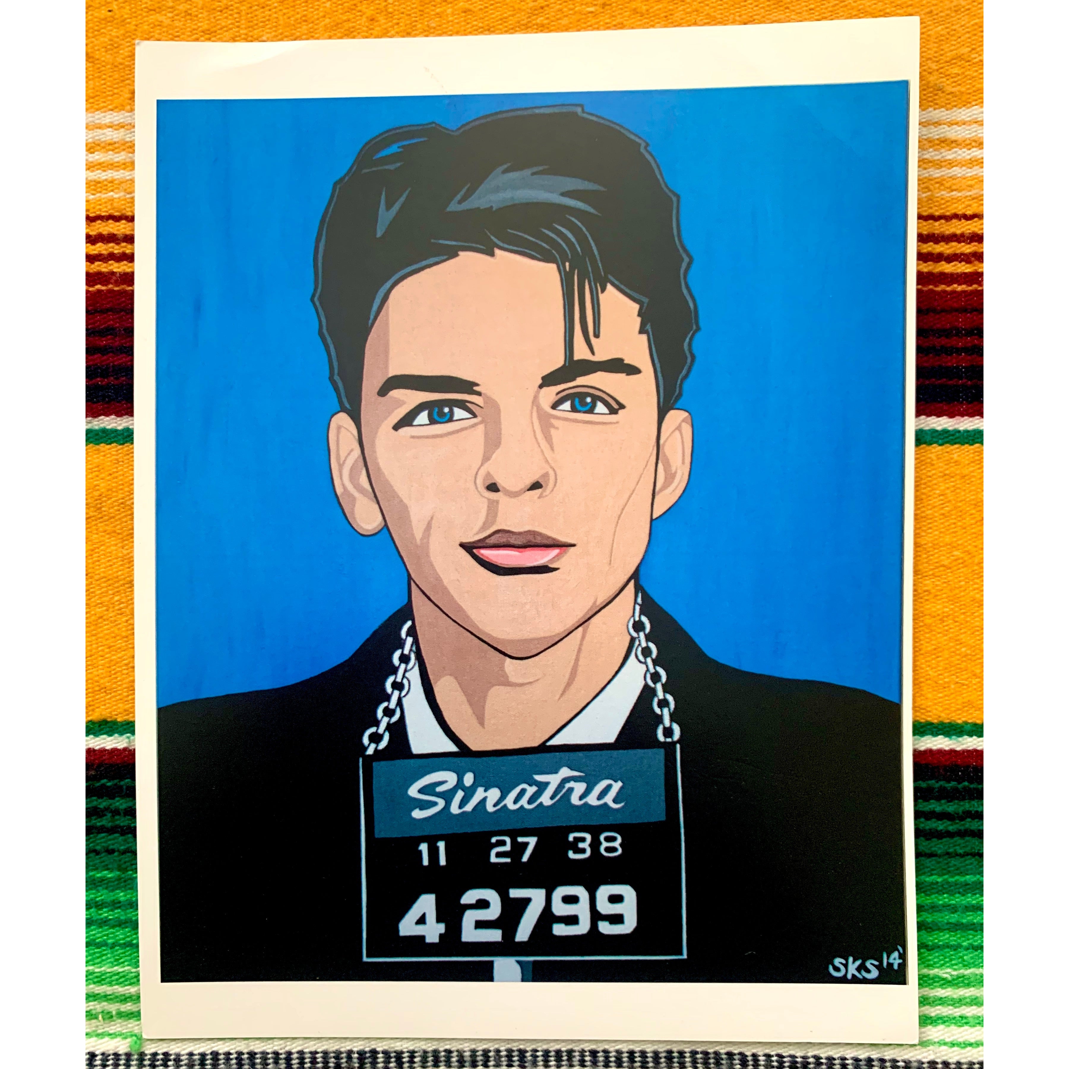 "Frank Sinatra" Cardstock Prints