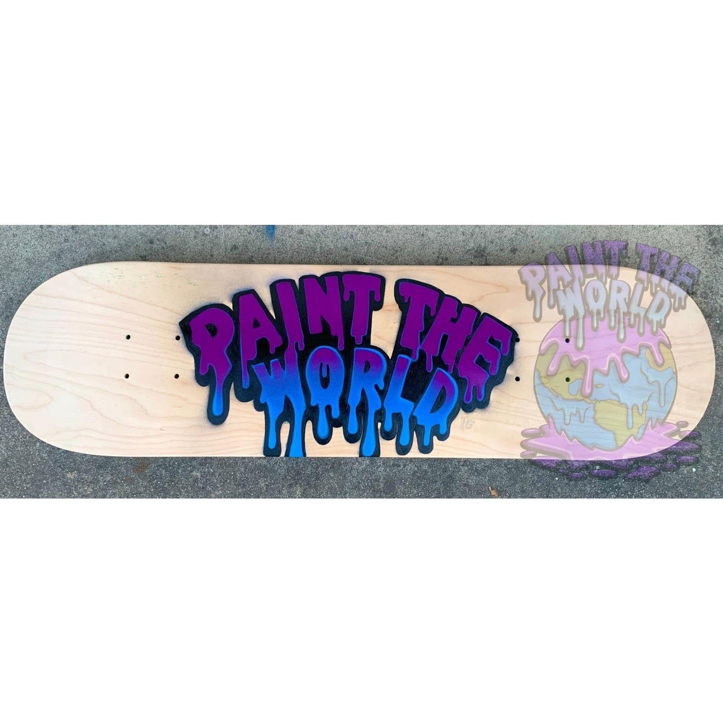 Paint The World Skateboard Paintings