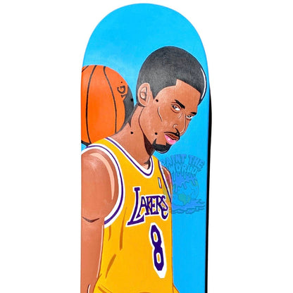 "Kobe Bryant" Skateboard Painting