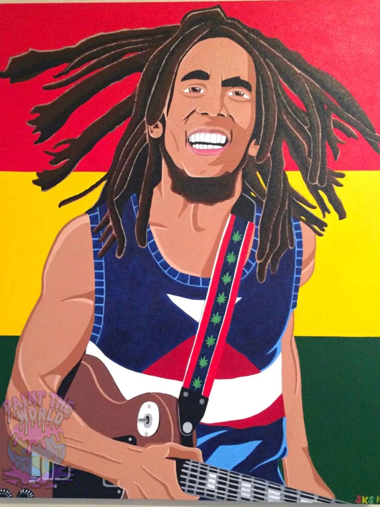 "Bob Marley" Cardstock Prints